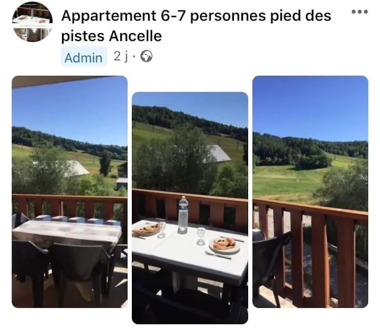 Appart Tres Ensoleille 5-6 Pers Au Pied Des Pistes Ancelle 0*,